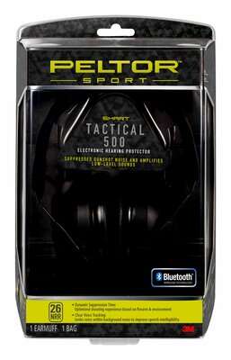 PELTOR SPORT TACTICAL 500 ELECTRONIC HEARING PROTECTION